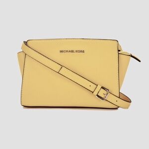 Michael Kors - Buttercup Yellow Selma Medium Messenger Bag
